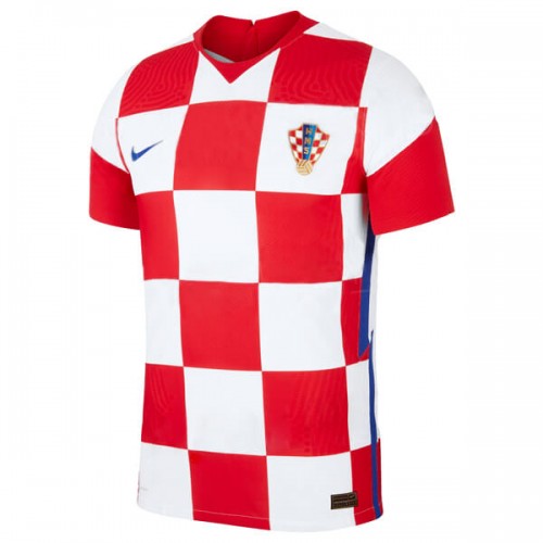 Camisolas de Futebol Croácia Equipamento Principal Euro 2020 Manga Curta